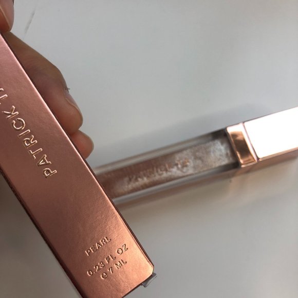 Patrick Ta Major Glow Lip Shine in Pearl (NEW) - Picture 2 of 2